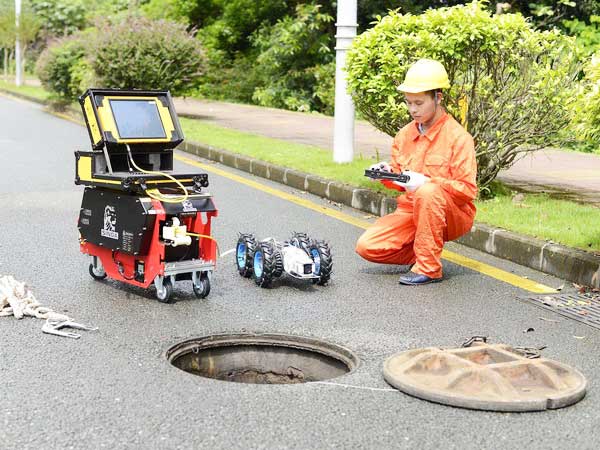 甘德管道机器人检测